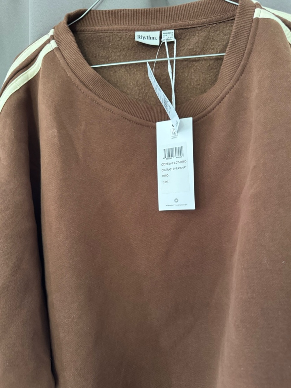 Rhythm Striped Sweatshirt - Picture 2 of 2